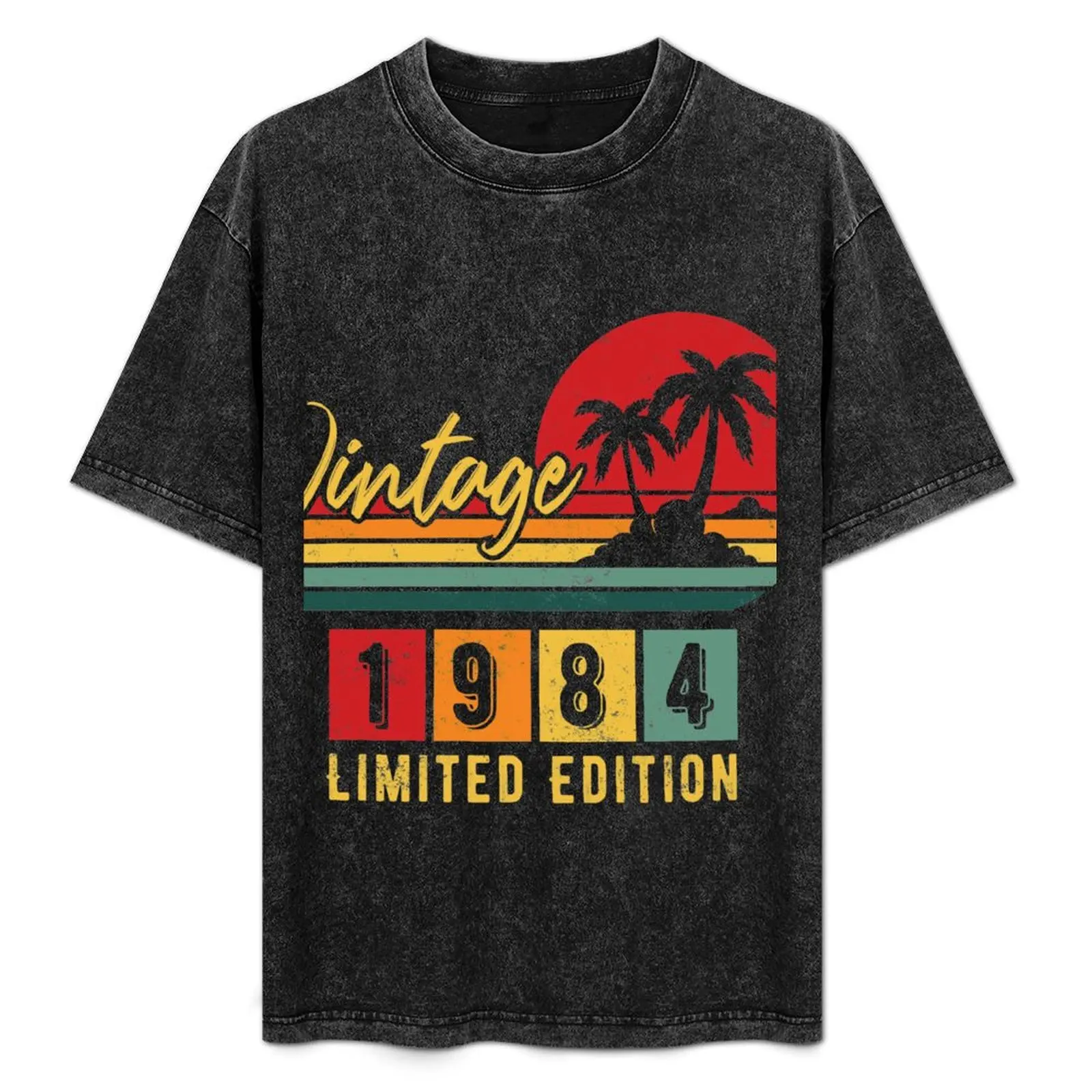 

Vintage 1984 - Limited Edition, Birthday T-Shirt korean fashion luxury t-shirt man t shirt fitted t shirts for men