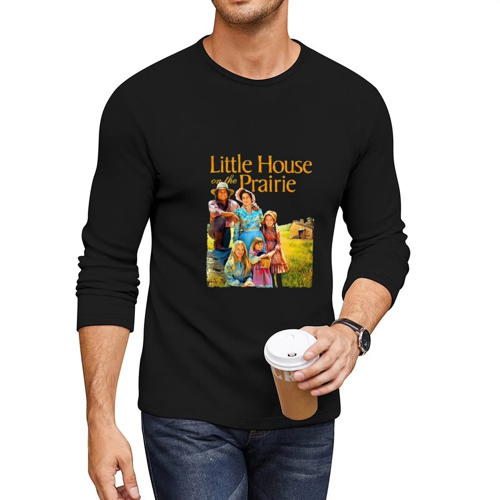 

Little house on the prairie movie Long T-Shirt plus size t shirts black t shirts sweat shirt man clothes mens tall t shirts