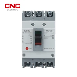 CNC 3P 125A AC400V 15kA  MCCB Moulded Case Circuit Breaker Solar Switch Motor Protection