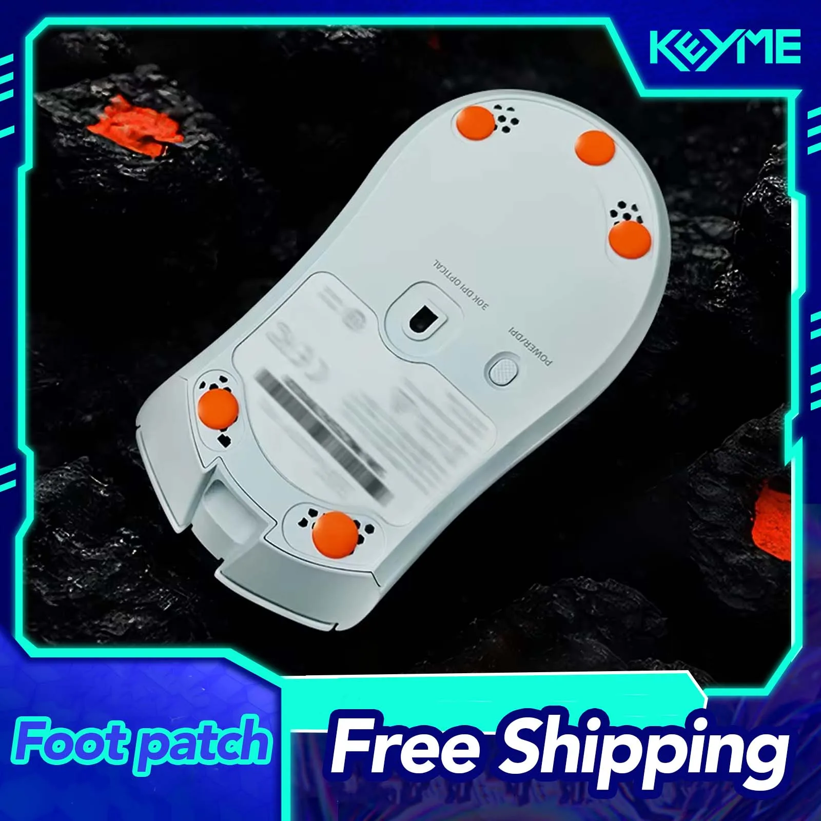 

Универсальные накладки X-Raypad Dot для мыши, сверхизносостойкие, для киберспорта, стеклянные, аксессуары для геймеров, на заказ