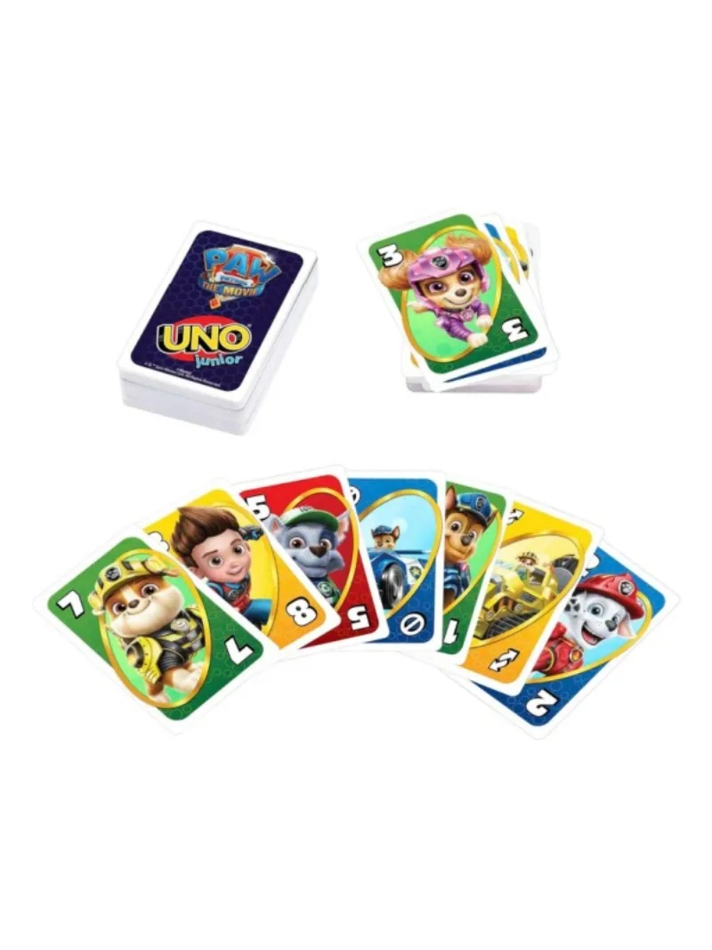 Paw Patrol UNO Matching Card Game Children Family Party Boardgame Funny Friends Entertainment Poker Card Multiplayer Poker Toys