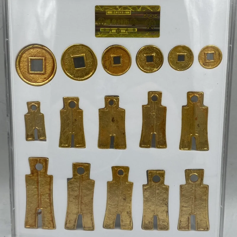 Ancient Coins Wang Mang Coins Copper Coins Six Coins Ten Cloth Complete Set Gold Coins Prosperous Era Graded Coins Antique Coins