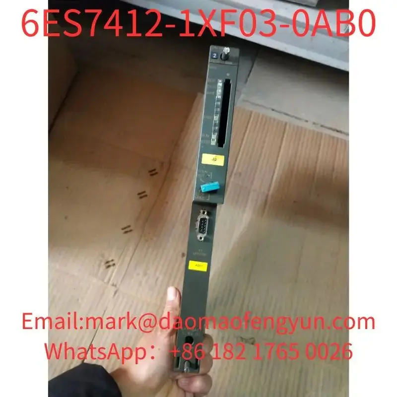 

6ES7412-1XF03-0AB0 Used Tested 100% OK, In Good Condition SIMATIC S7-400, CPU 412-1