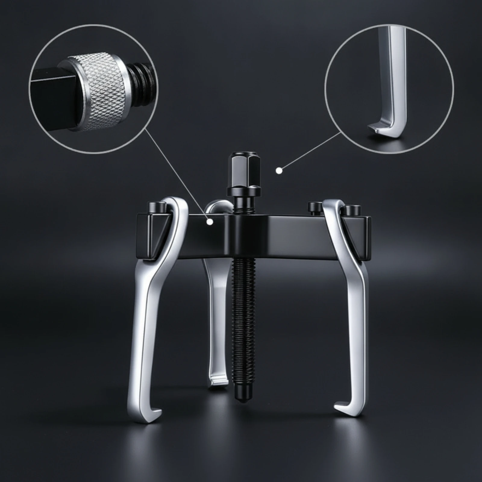 Three-Jaw Puller Adjustable Gear Puller Tool Universal Anti-Slip for Mechanics, Auto Repair, Workshop