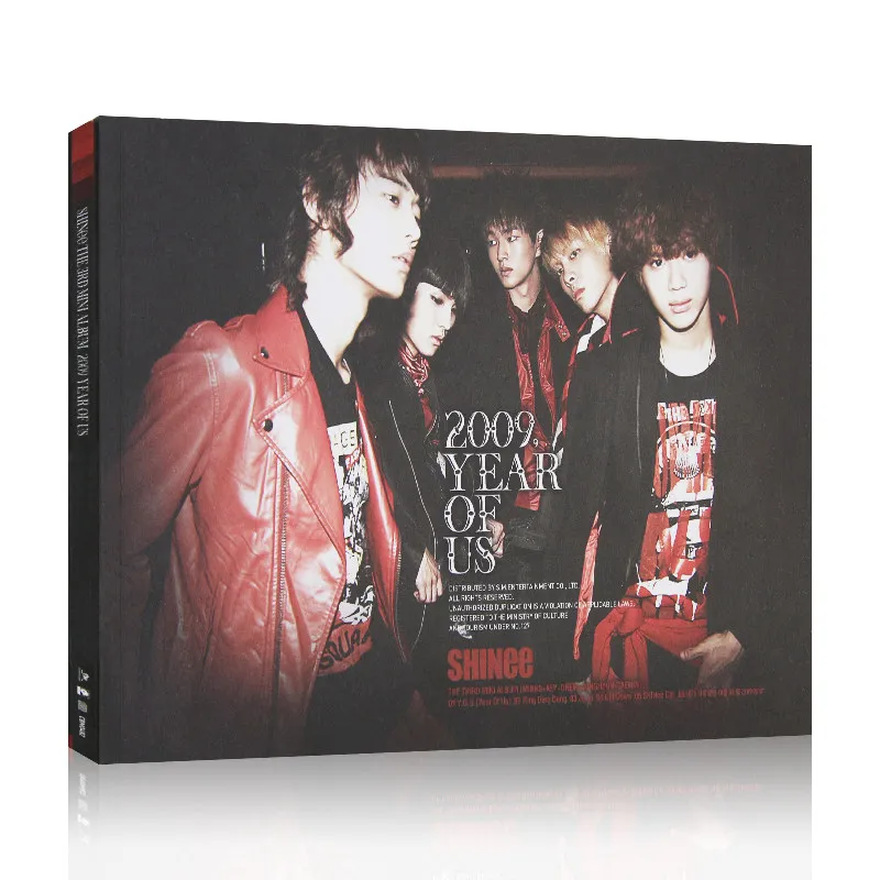 

SHINEE 2009 YEAR OF US Today Is Ours Pop Music Album Audio CD Disc with Collectible Lyrics Book for Fan Personal Collection