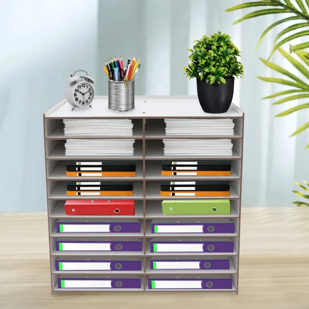 

Office StorageDesktop Paper Organizer Tray Office Magazine Storage Rack File Tray Rack