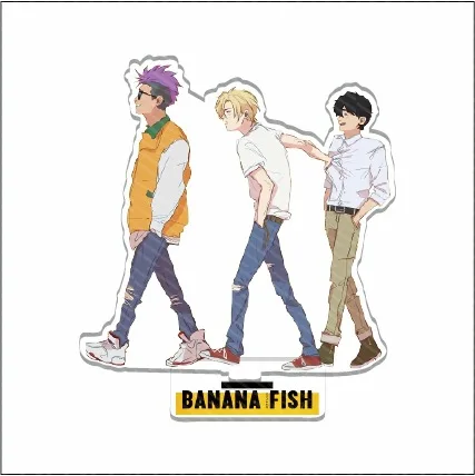 BANANA FISH Anime Figures Ash Lynx Okumura Eiji Acrylic Standing Sign Model Plate Desk Decor Prop Christmas Gift Fans Collection