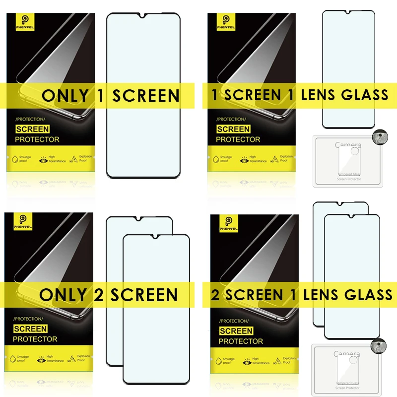 Oleophobic Protective Glass For Samsung Galaxy A02s Full Cover Screen Protector For Galaxy A02s Tempered Glass