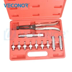 VECONOR 11pcs Auto Valve Stem Seal Plier Seating Pliers Remover Installer Tool Kit Set