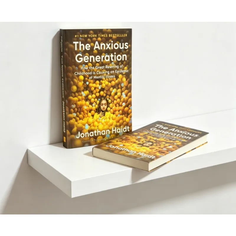 Bview Art The Anxious Generation: NYT Bestseller on Digital Age Anxiety & Mental Wellness Guide