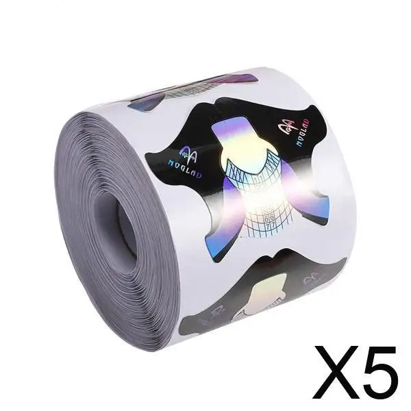 

5xThickened Gel 100/300PCS Nails Extensions Paper for Nails Stencils Tools 100PCS