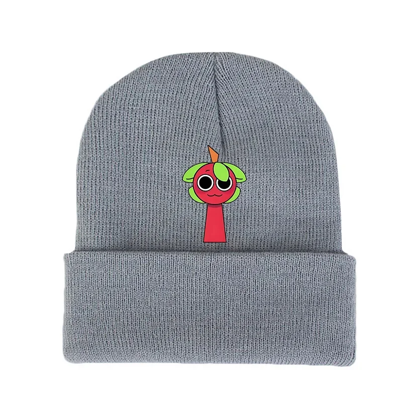 

Sprunki Rhythm Box Knitted Hat Autumn And Winter Warm Men's And Women's Versatile Pullover Hat Children's Birthday Gifts