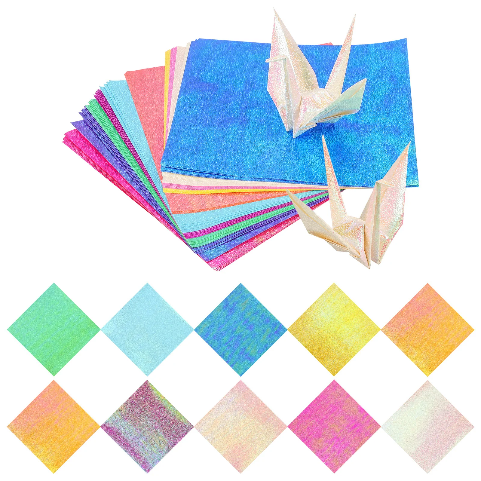 50pcs Origami Paper Diy Folding Craft Paper For Adults Handicraft Art Project Classroom Camping Decorative Coloring Sheet