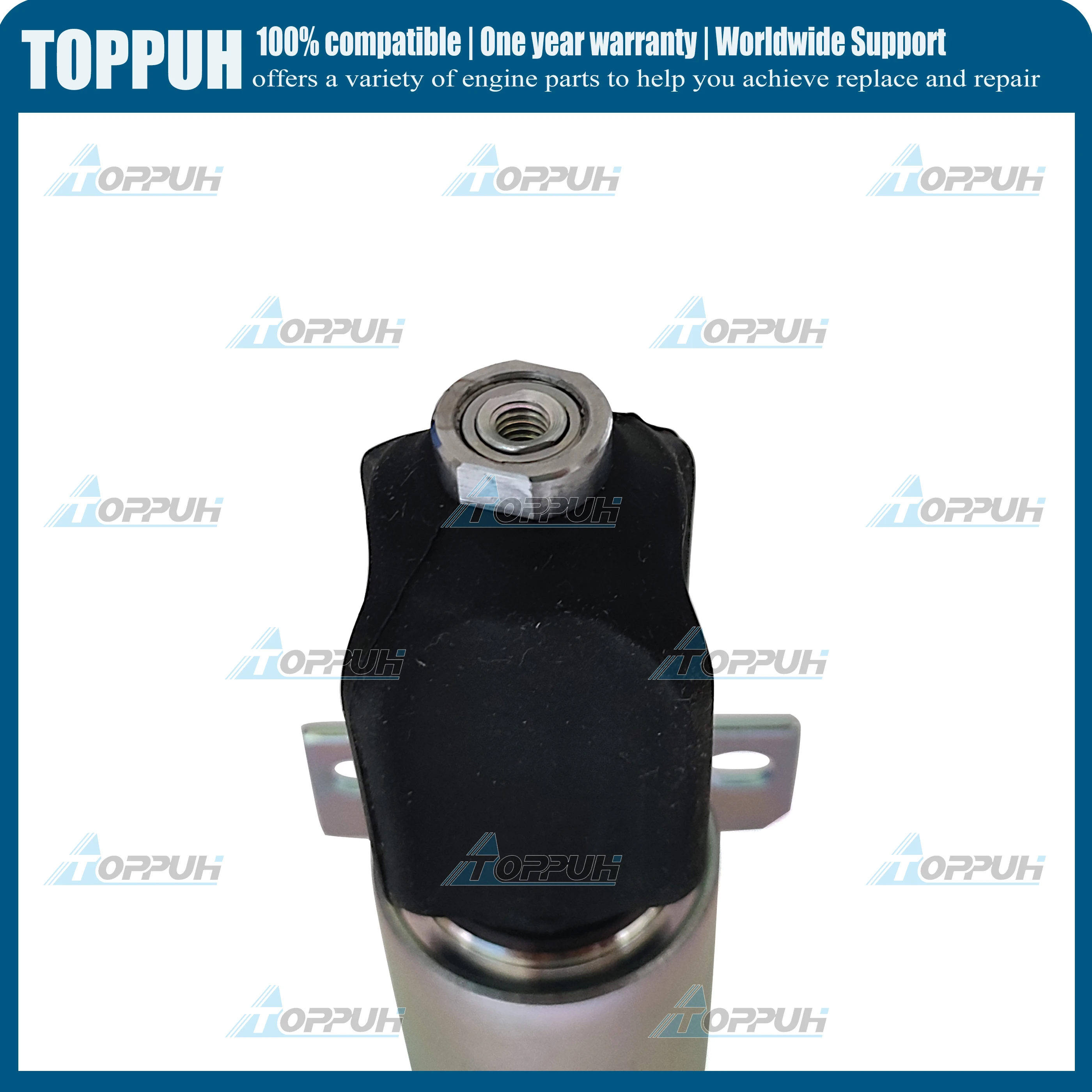 TOPPUH 3864274 1700-2536 1751-24E7U1B1S5A SA-3766T 24V Shutoff Stop Solenoid Fits Cummins 1751-24E7U1B1S5A SA-3933-24