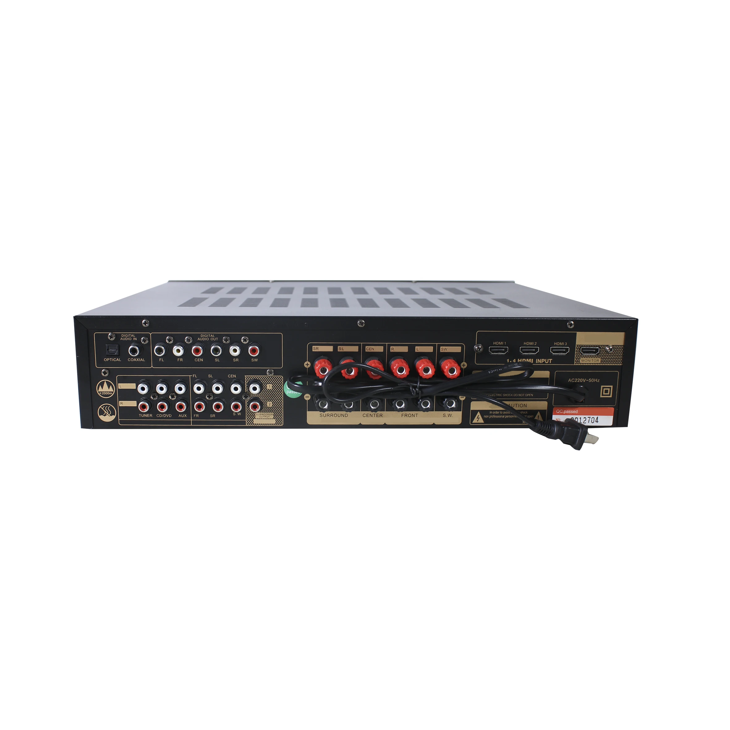 V All-in-One AV Amplifier with Bluetooth USB SD Tuner and Screen Display in Small Media Rooms Amplifier