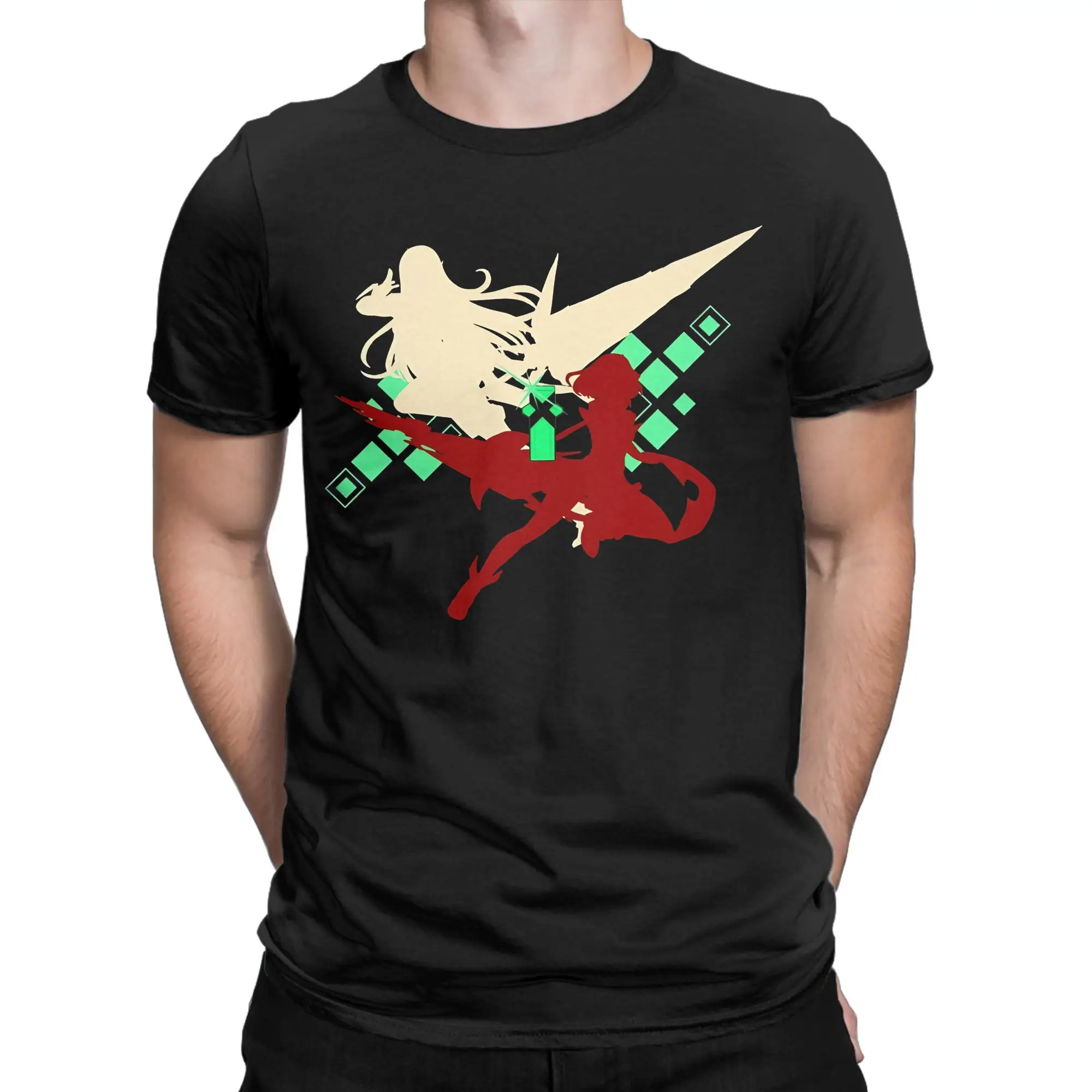 Epic Fantasy Combat Classic Xenoblade Chronicles Funny 100% Cotton T-Shirt Tops Tees For Men