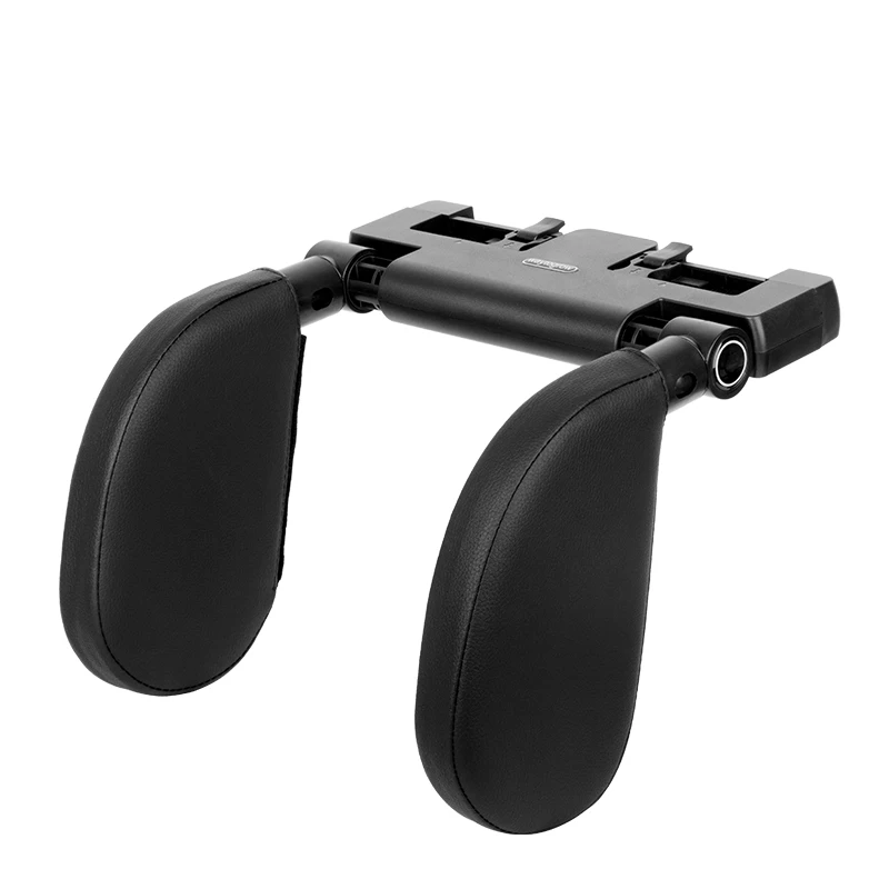 Child Car Headrest Memory Foam Featuring 360 Adjustable Side Pads and One Click Sleep Support for BMW Benz Travel