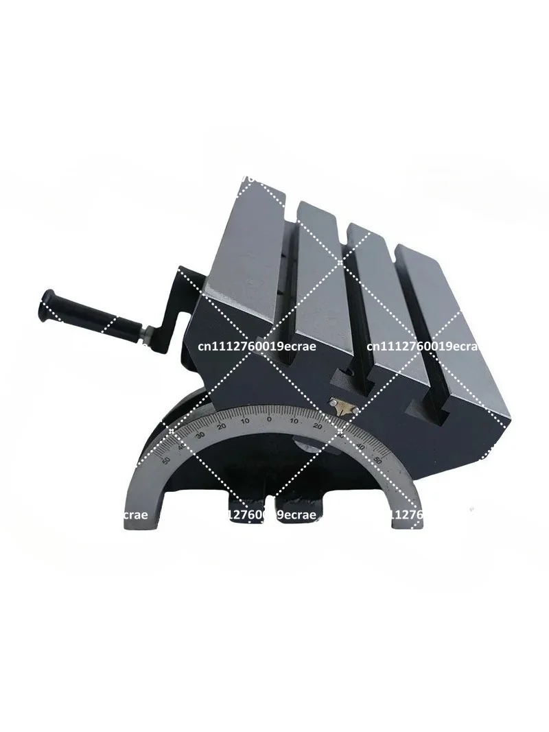 Adjustable Angle 6 Inch Tilting Worktable for Milling Machine Precision Milling Table