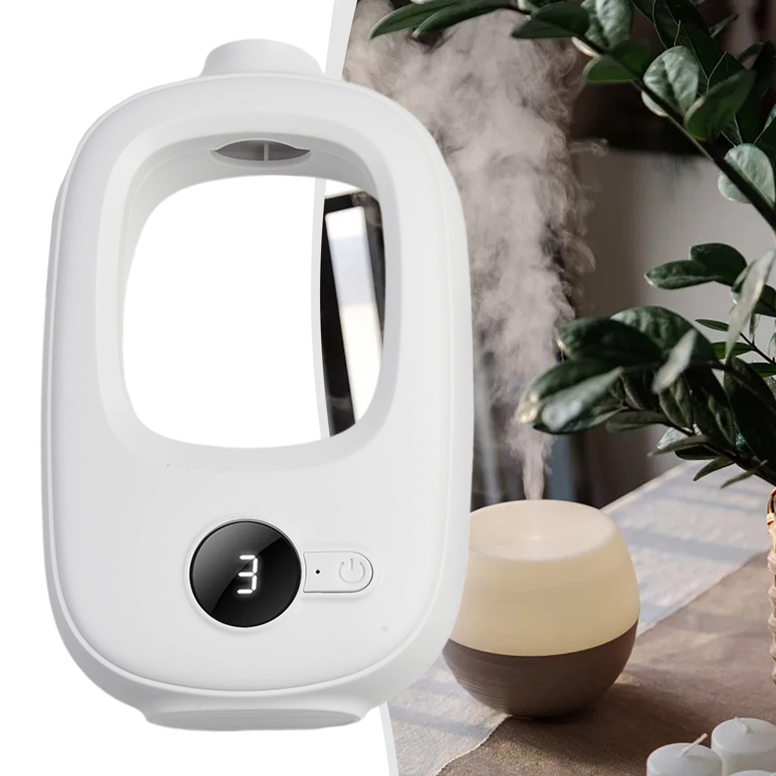 เครื่องฟอกอากาศ Diffuser Air Freshening Diffuser สเปรย์อัตโนมัติ 1500mAh Air Fresh Machine น้ําหอมคุณภาพสูง