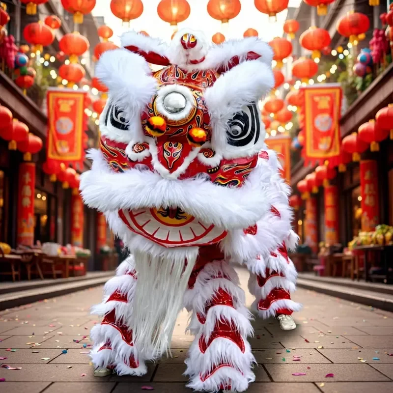 Adult lion dance clothing props Silk/cotton clothing Stage performance Lunar New Year celebration party 1000 pieces in stock