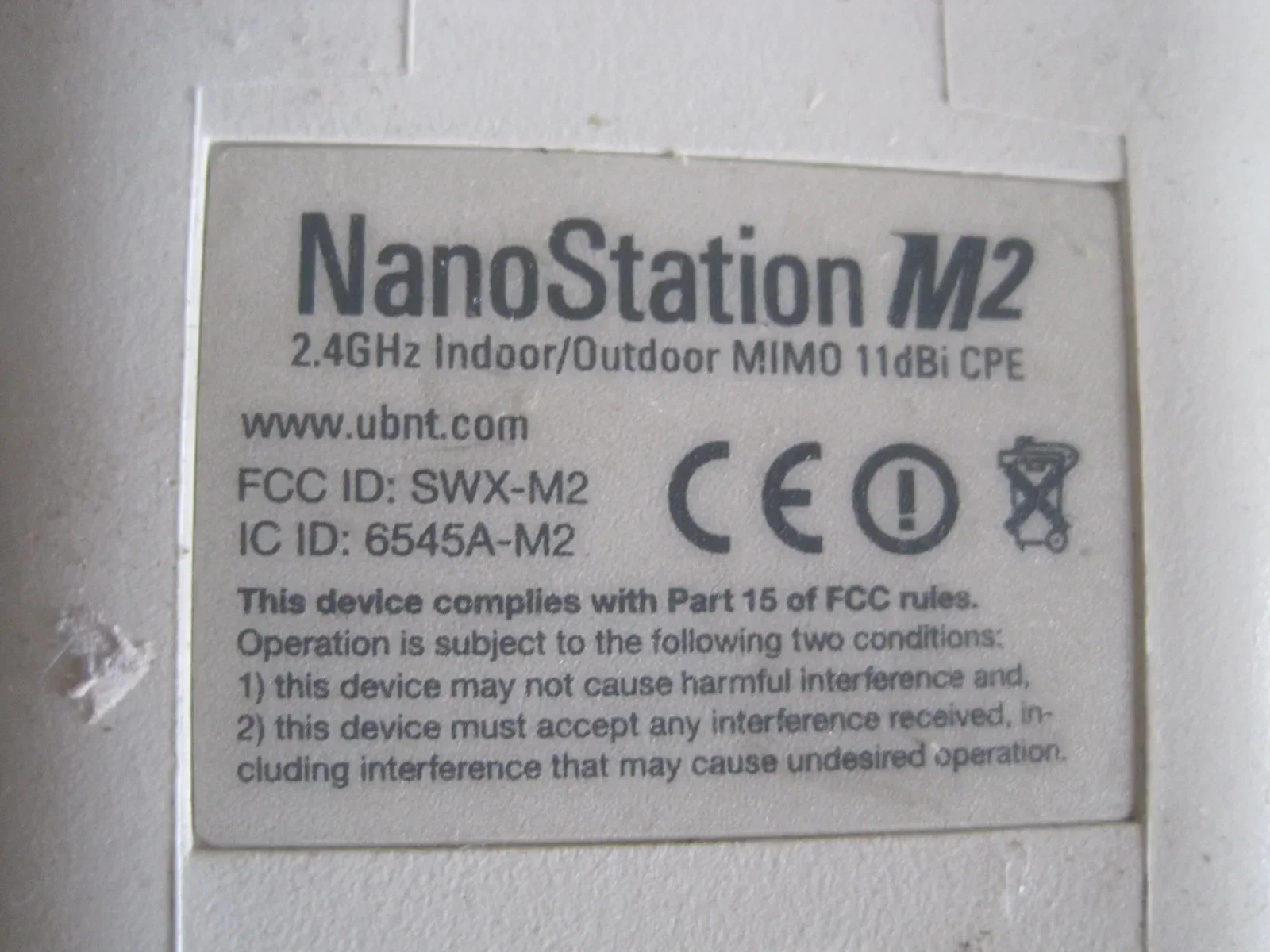 Original Nanostation LOCO M2 M5 2.4G 5.8G Coverage Bridge Monitoring CPU