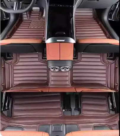 

Высококачественные коврики! Специальные автомобильные коврики на заказ для Isuzu Mu-x 7 мест 2025-2021, водонепроницаемые прочные ковры для Mux 2023