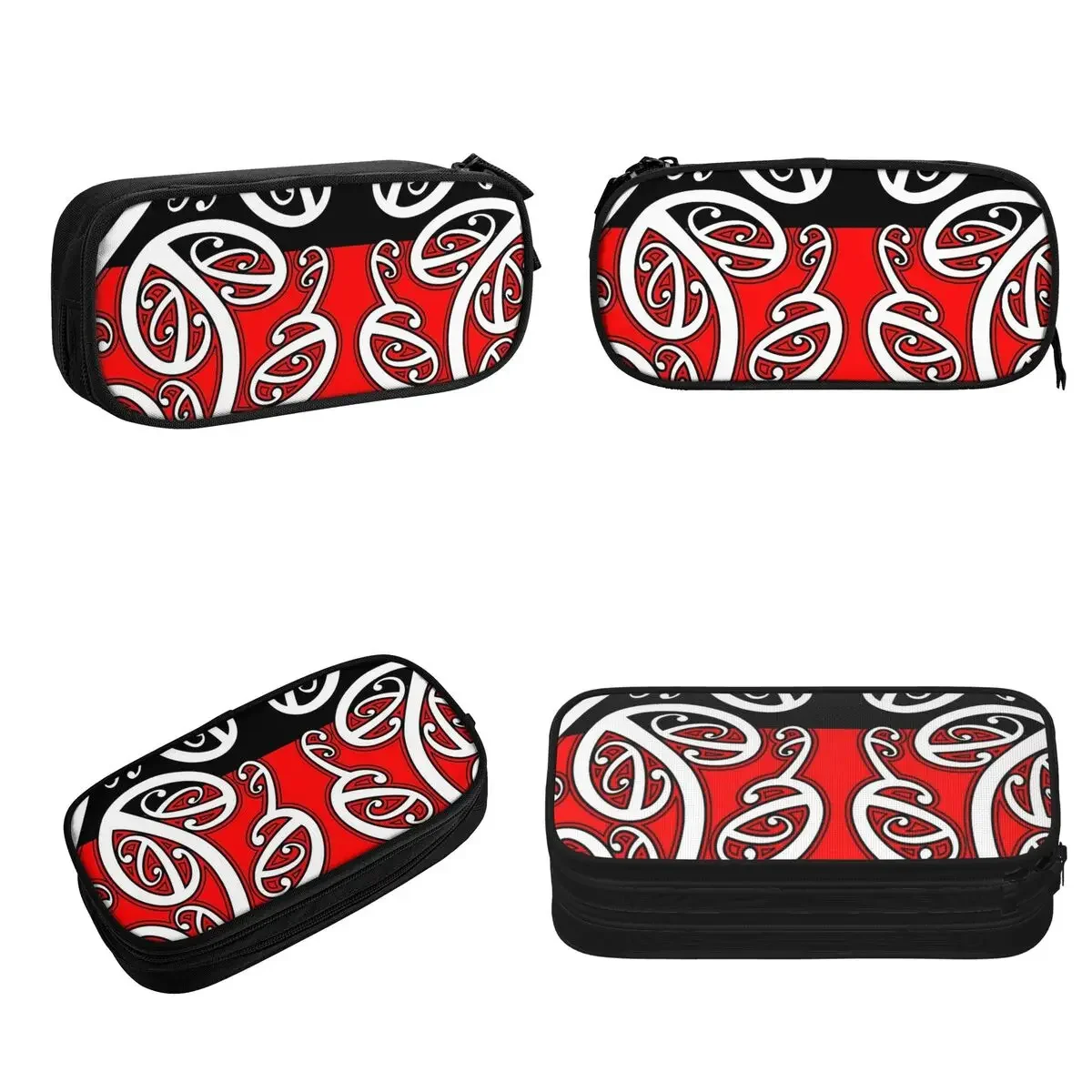 Maori Pattern Socks All Blacks New Zealand Rugby Christmas Gift Mask Pencil Cases Large Storage Pen Bags Pen Box Pencil Pouch