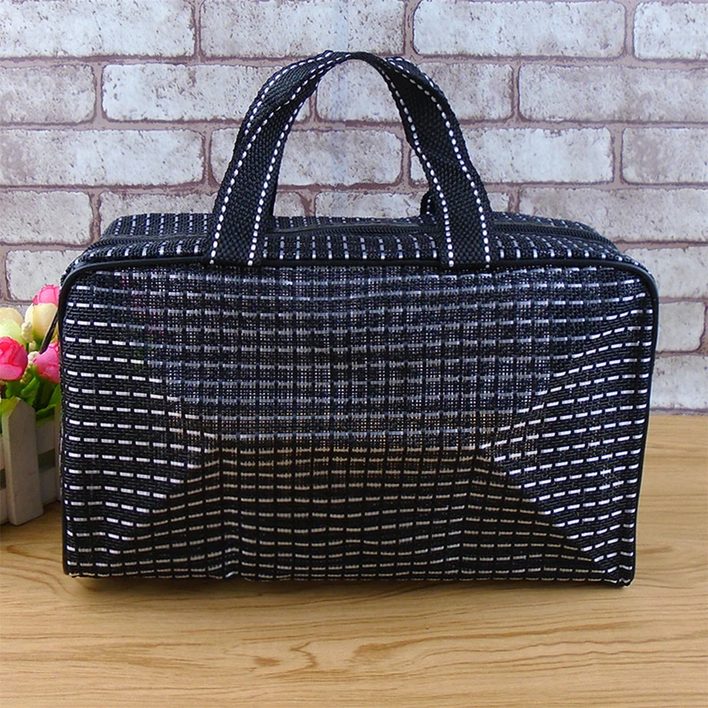 

1pc Shower Foldable Toiletry Organizer For Travel Fitness Swimming Bath Storage Waterproof Bag Tote Bag