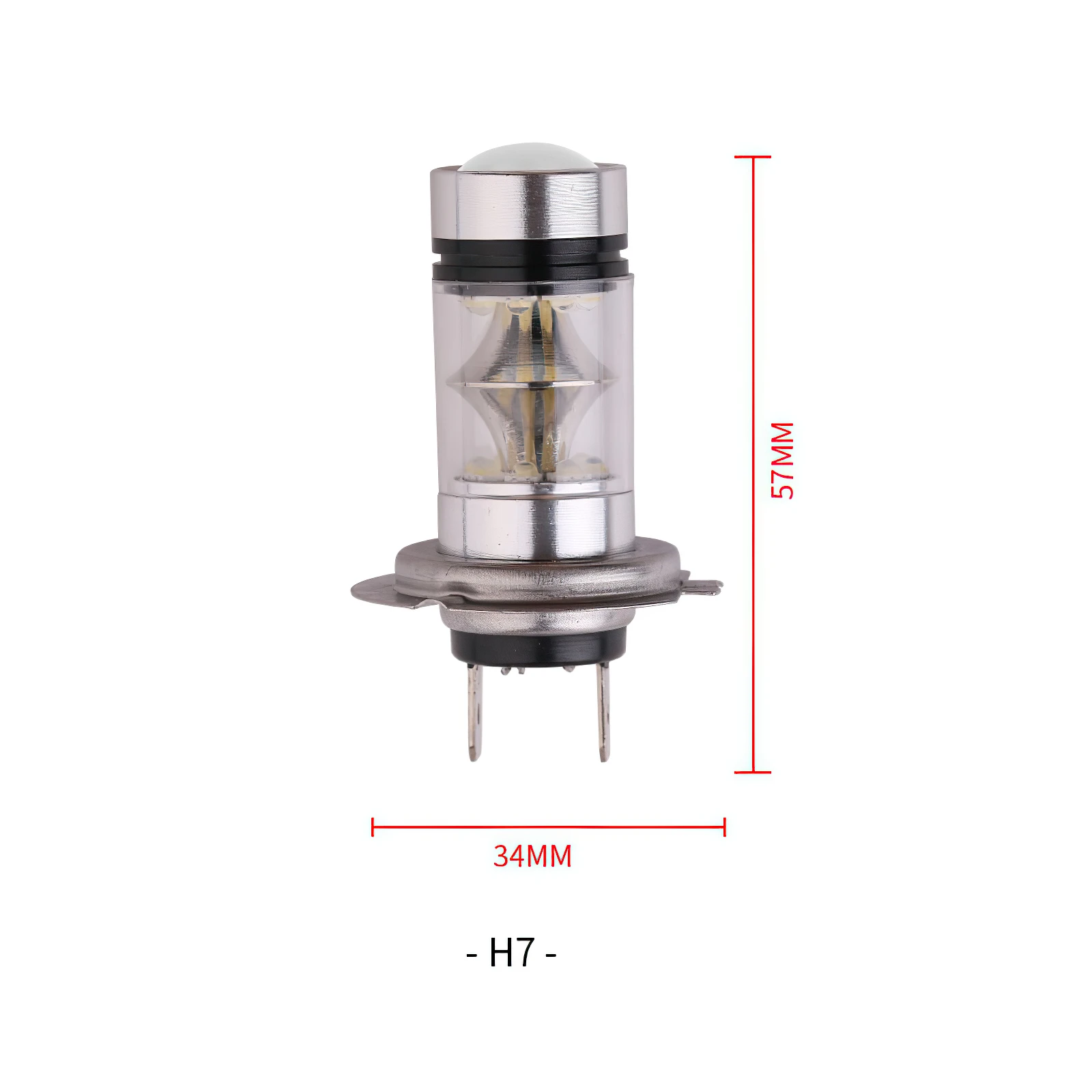 2Pcs H4 H7 Car LED Headlight Fog DRL Bulbs Super Bright White Led Car Driving Fog Light Lamp Auto Fog Lamps Auto Accessories