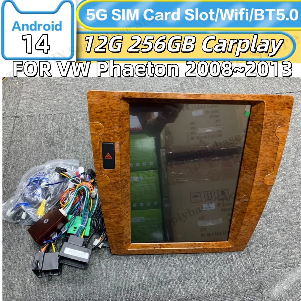 LHD RHD Multimedia Android AUTO For Volkswagen Phaeton 2008~2013 GPS Navigation Carplay Car Radio Stereo Smart Screen  Head Unit