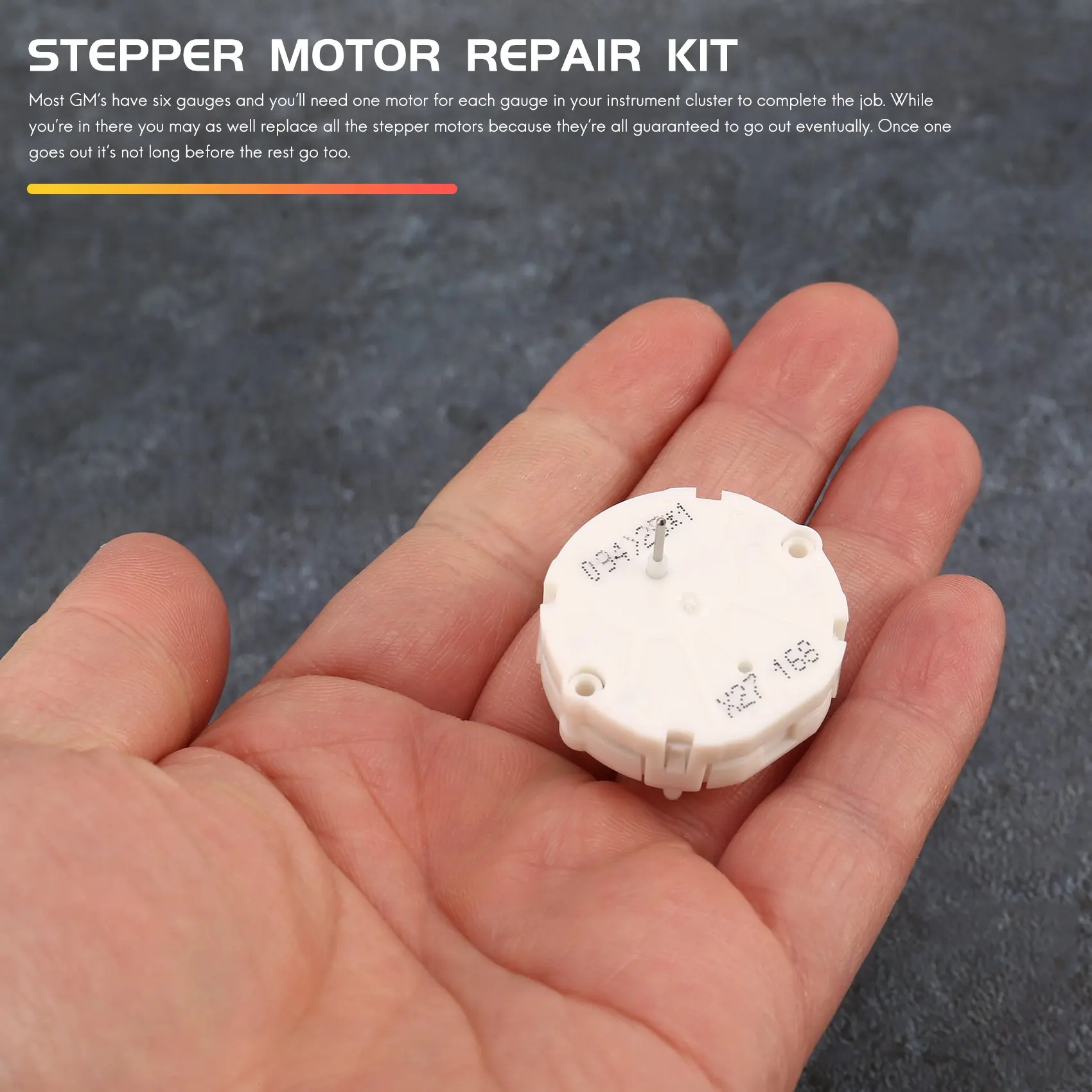 GM Stepper Motor Repair Kit, se adapta a todos 03-06 Chevy Silverados, Tahoe, Yukons, Suburbans, X27 168, 6 Motor Kit e 10PCs Lâmpadas