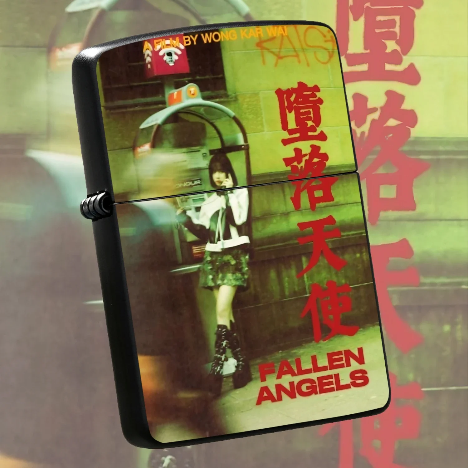 Vintage Fallen Angels Wong Kar Wai Classic Movie Poster Themed Portable Igniter, Stylish Retro Cinema Inspired Accessory, Ideal For Daily Outings Gatherings Dates, Practical Unique Carry Item Fits All Scenarios For Personal Use Or Gifting I