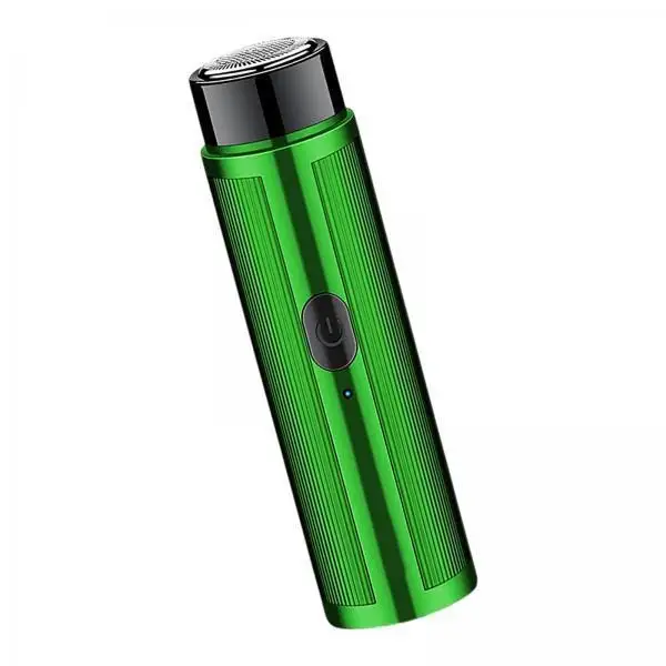 

ABS Plastic Lightweight Mini Electric Shaver Portable Beard Razor USB Charging Facial Shaving Device for Men Home Travel