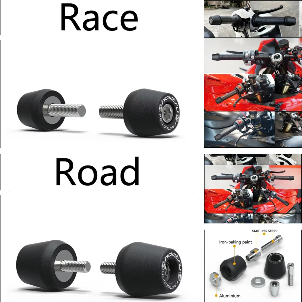

For BMW S1000R S1000RR HP4 M1000R M1000RR 2010-2023 2024 Motorcycle Handle Bar End Weight Grips Cap