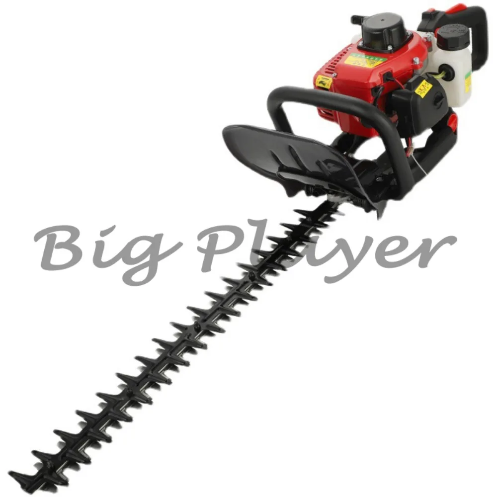 Commercial Grade 78CC Hedge Trimmer - Single-sided Petrol Pruning Saw for Thick Hedges and Bushes