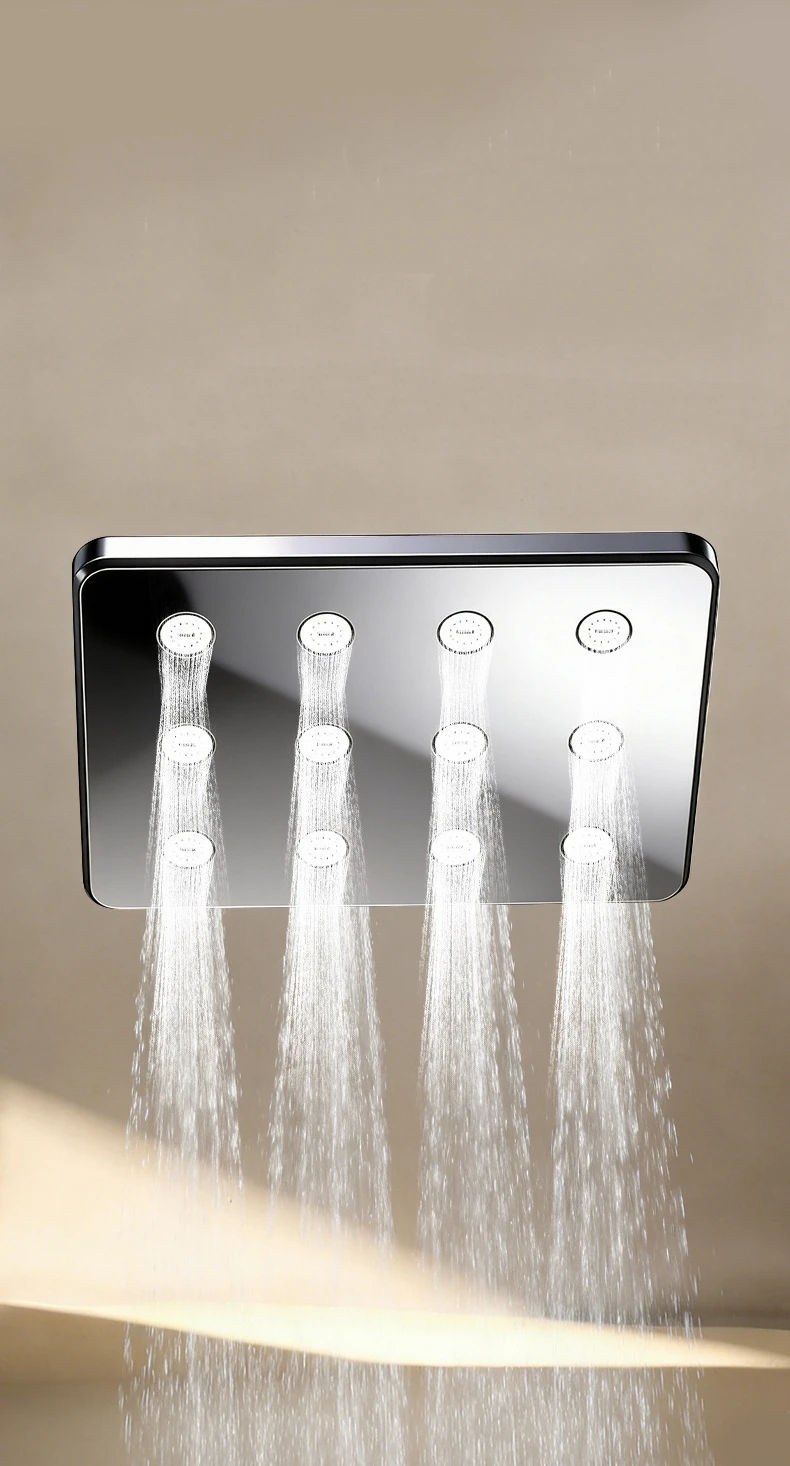 Large Shower Small Waist Shower Head Universal Large Shower Head Pressurized Anti-blocking Shower Head Bathroom Hotel