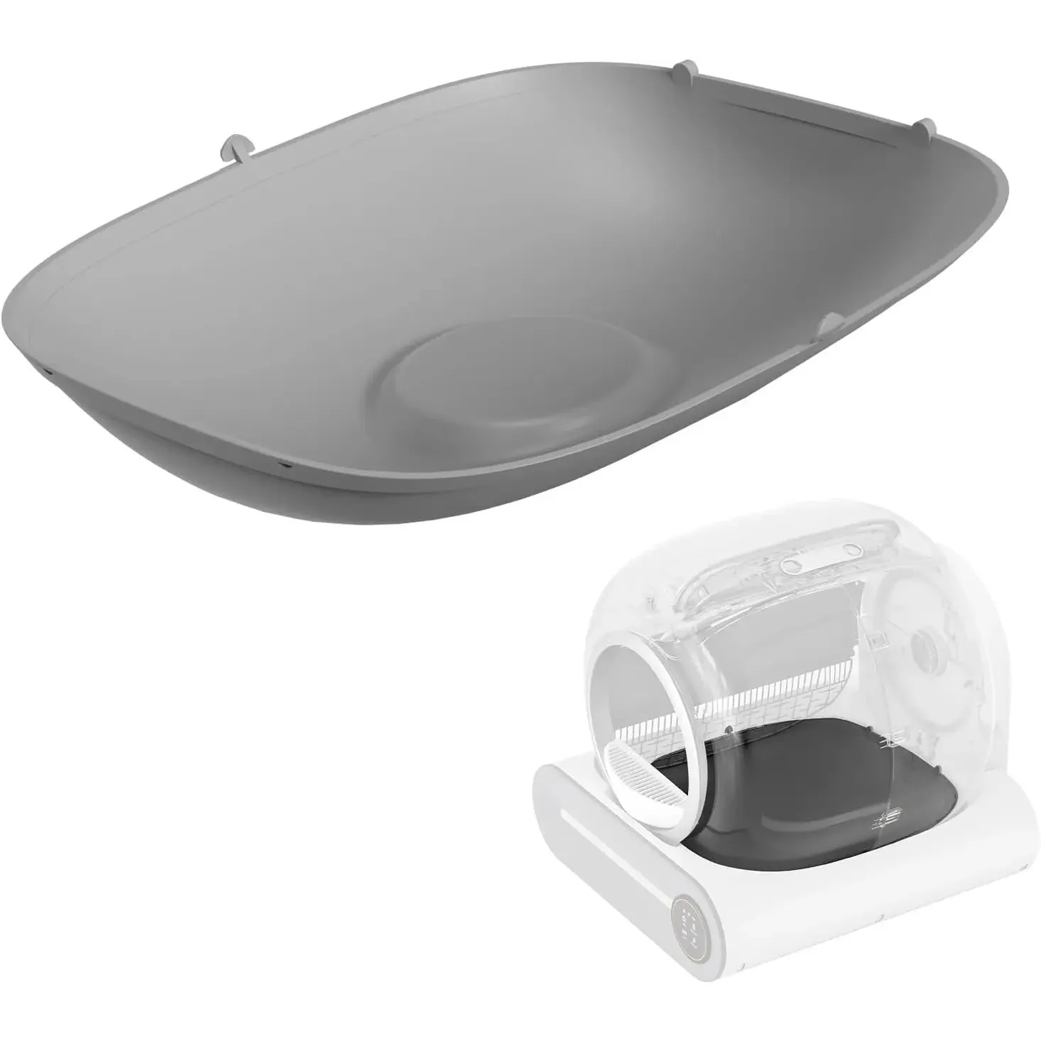 TONEPIE Automatische Katzentoilette, Zubehör, selbstreinigende Toilettenstreumatte, Katzenzubehör für Katzen
