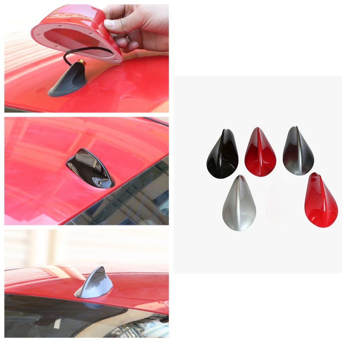 

Автомобильная передняя антенна для Ford Fiesta Focus 2 Mk2 Hatchback Polo, автомобильный плавник акулы, основание радиосигнала, чехол для радиомеда, аксессуары