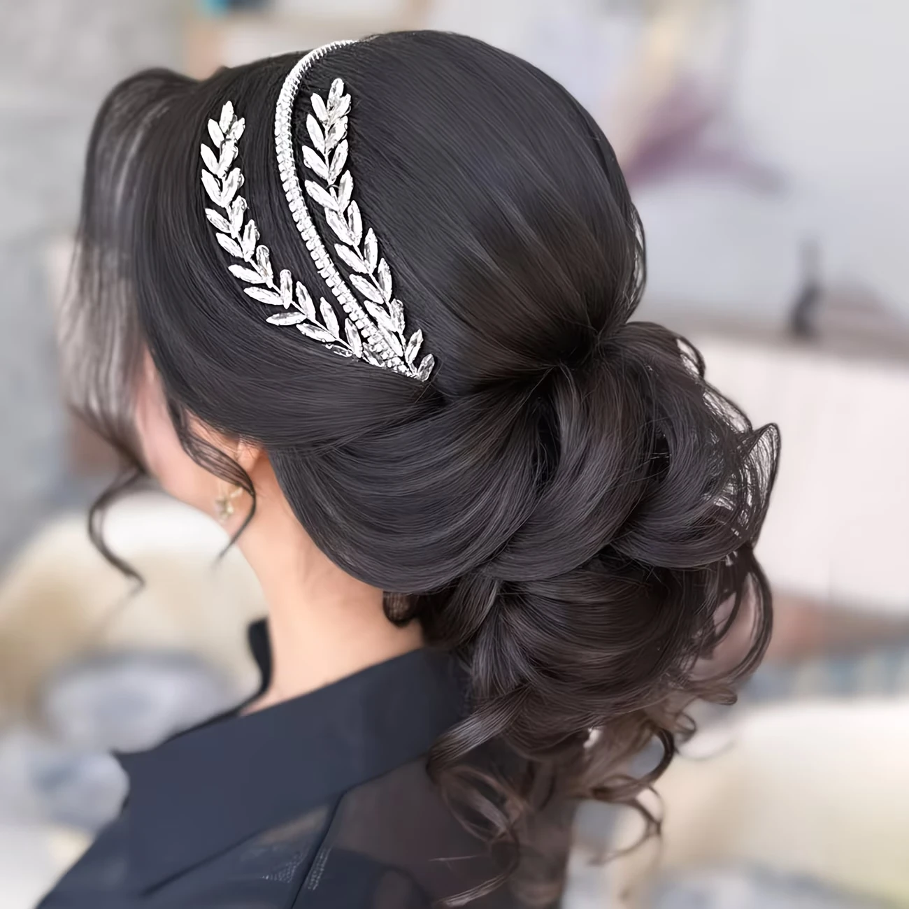 Handmade Fashion Crystal Hairband Tiara Rhinestone Hair Vine Headband Bridal Wedding Hair Accessories Jewelry Hairband Tiara