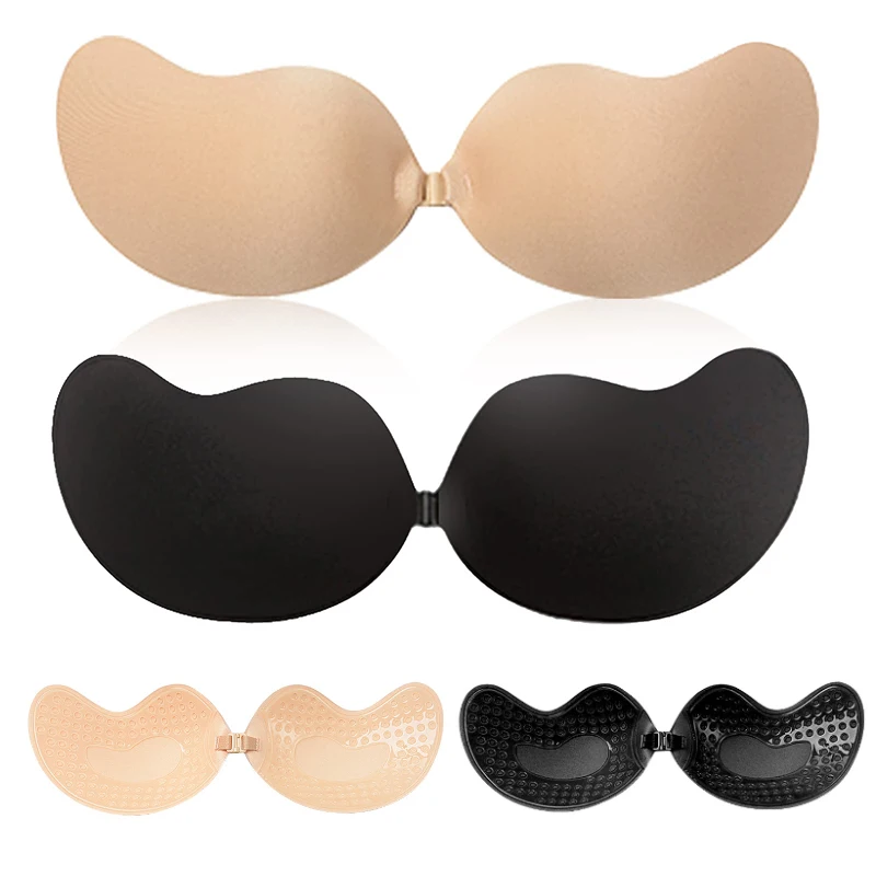 NEW Sexy Adhesive Bra Breast Stickers Push Up Invisible Breast Lift Tape Mango Silicone Bra Nipple Cover Pads Chest Paste