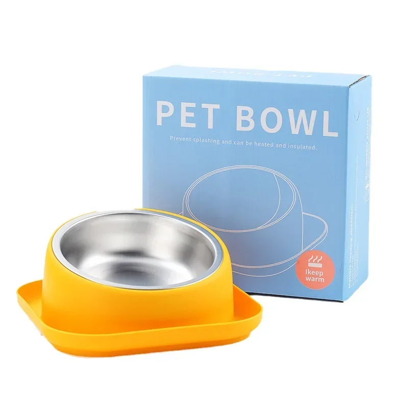 Pet Food Bowl 15 Degrees Slope Safeguard Neck Anti-Ant Cat Feeder Anti-overturning Non-Slip Bowl for Dogs Cats Puppy Kitten