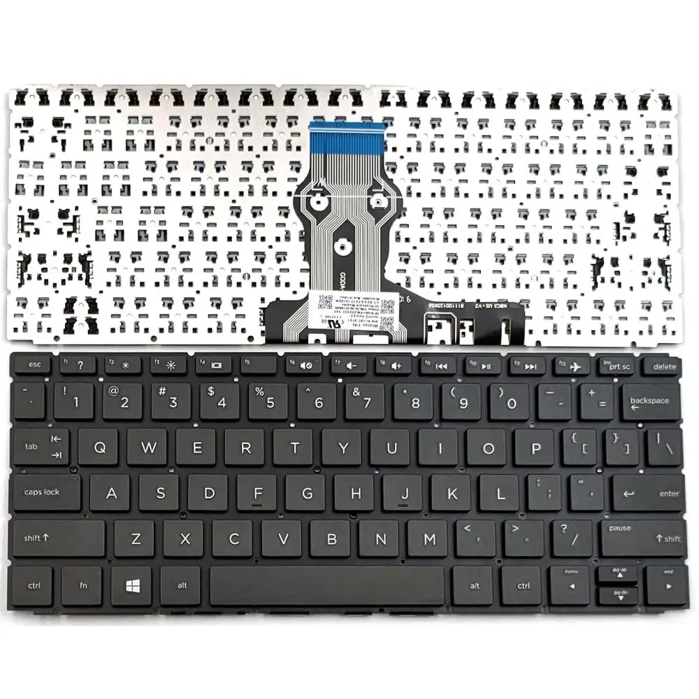 

New For HP Pavilion X360 11-AD 11M-AD 11-AD010CA 11-AD051NR 11-AD108CA 11M-AD013DX 11M-AD113DX Laptop Keyboard US Black