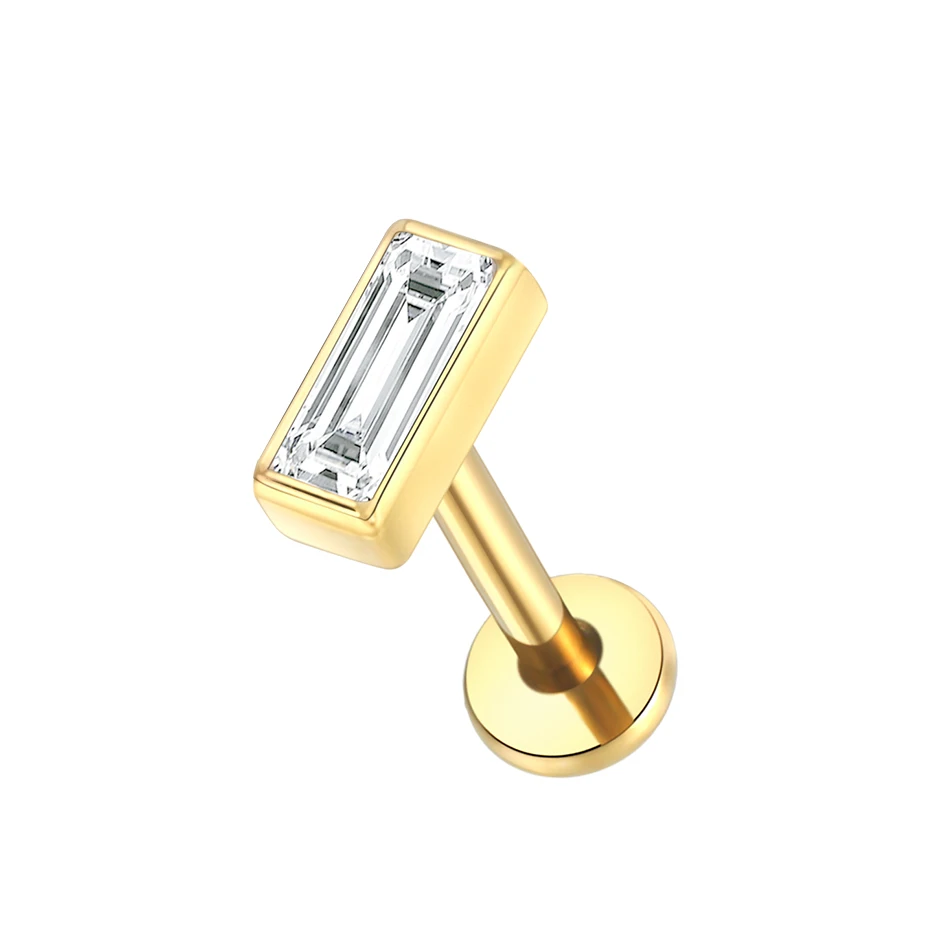 G23 Titanium Ear Tragus Cartilage Helix Piercing Stud