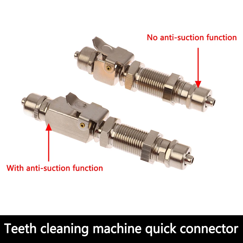 Dental Ultrasonic Scaler Quick Adapter Stainless Steel Anti-suction Air Water Quick Connector Dental Chair Parts