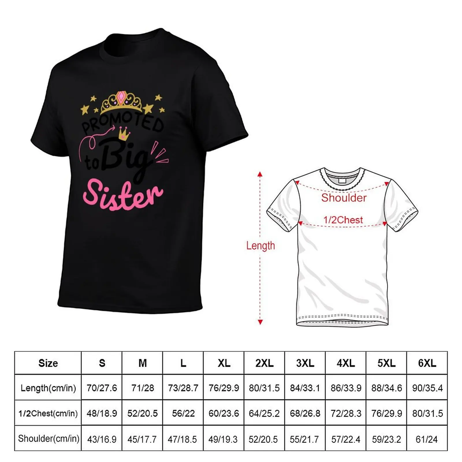 Promoted To Big Sister T-Shirt heavyweights for a boy tee shirts for men