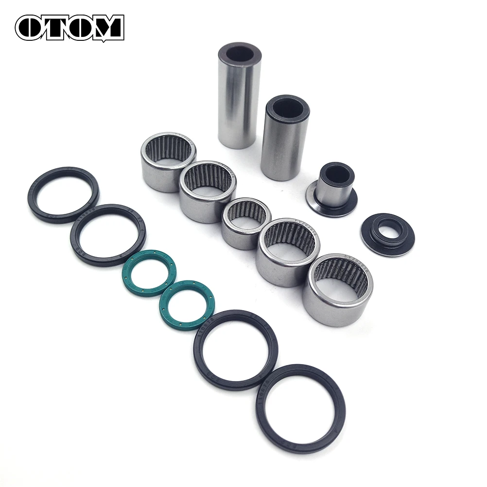 OTOM Motorbike Triangle Lever Linkage ARM Maintenance Kit Bearing Oil Seal Bushing Care Parts For KAWASAKI KX250F KX450F KLX450R