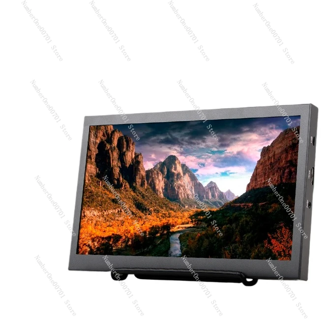 

10 inch ips high definition portable monitor HDMI computer case secondary screen industrial touch screen monitor free drive