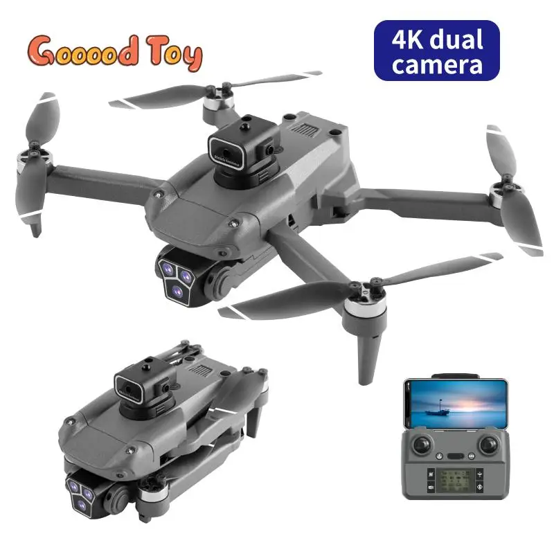 S181 Remote Control GPS Drone Obstacle Avoidance Dual 4K Camera Intelligent Brushless RC Foldable Drone Quadcopter Auto Return