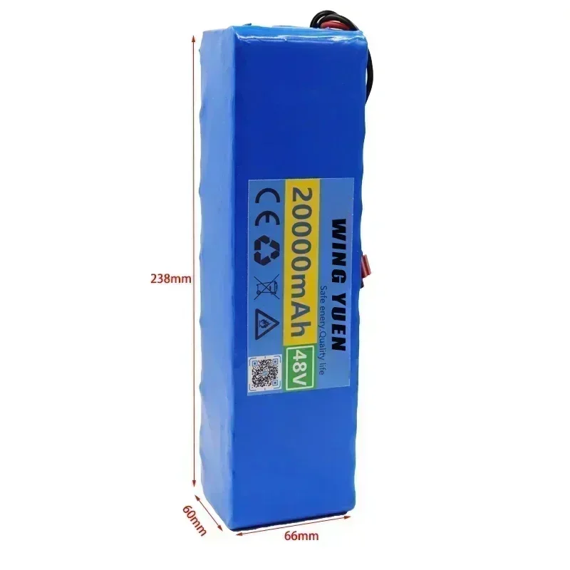 

48v Lithium ion Battery 48V 20Ah 1000W 13S3P Lithium Battery Pack For 54.6v E-bike Electric Bicycle Scooter With BMS+Charger