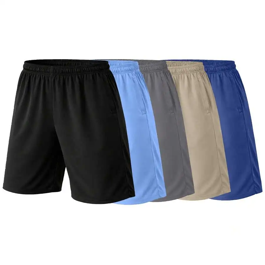 

Mens Polyester Lounge Shorts With Elastic Waist And Side Pockets S-3XL